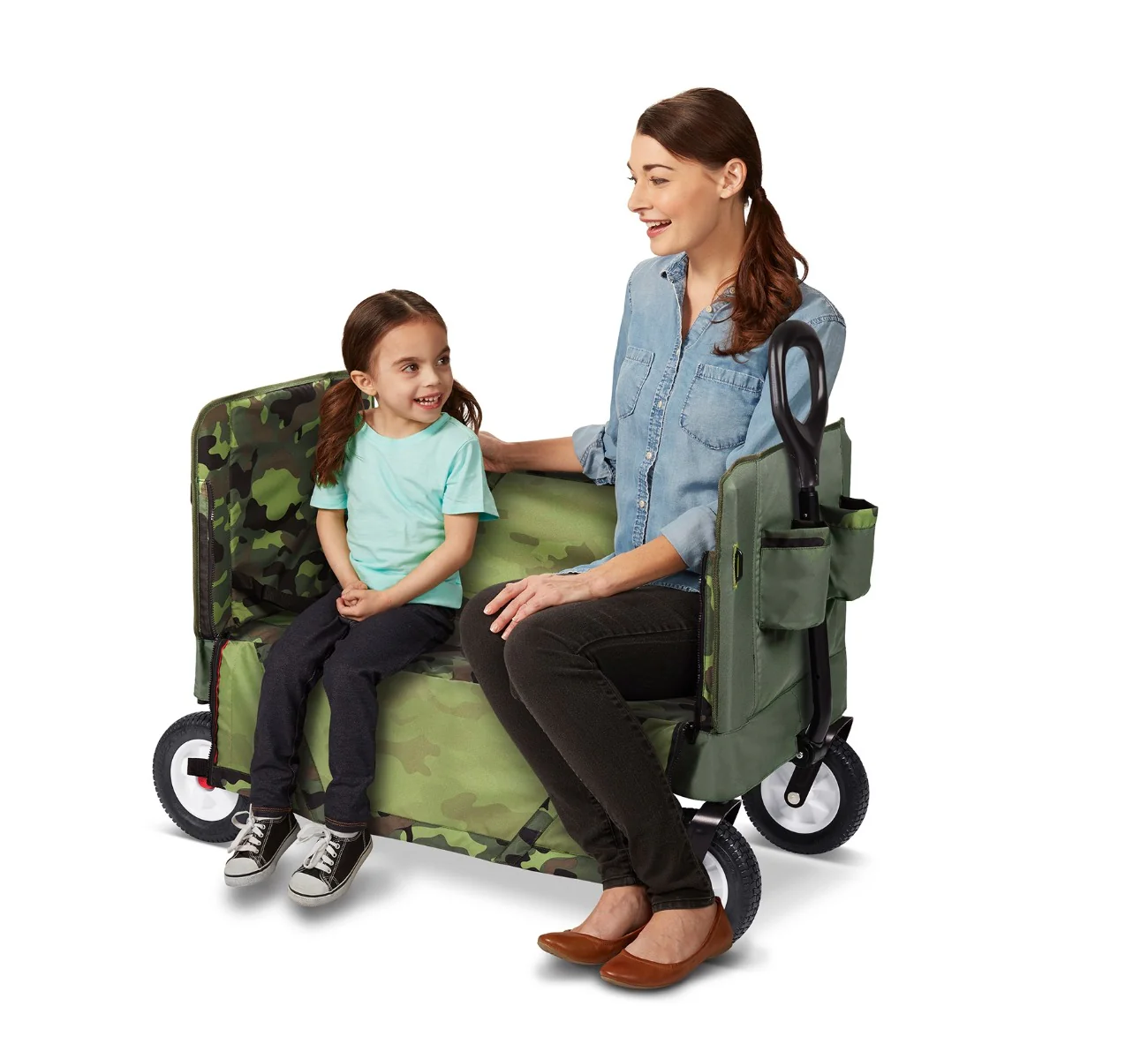 3-In-1 Off-Road EZ Fold Camo Wagon - Image 6