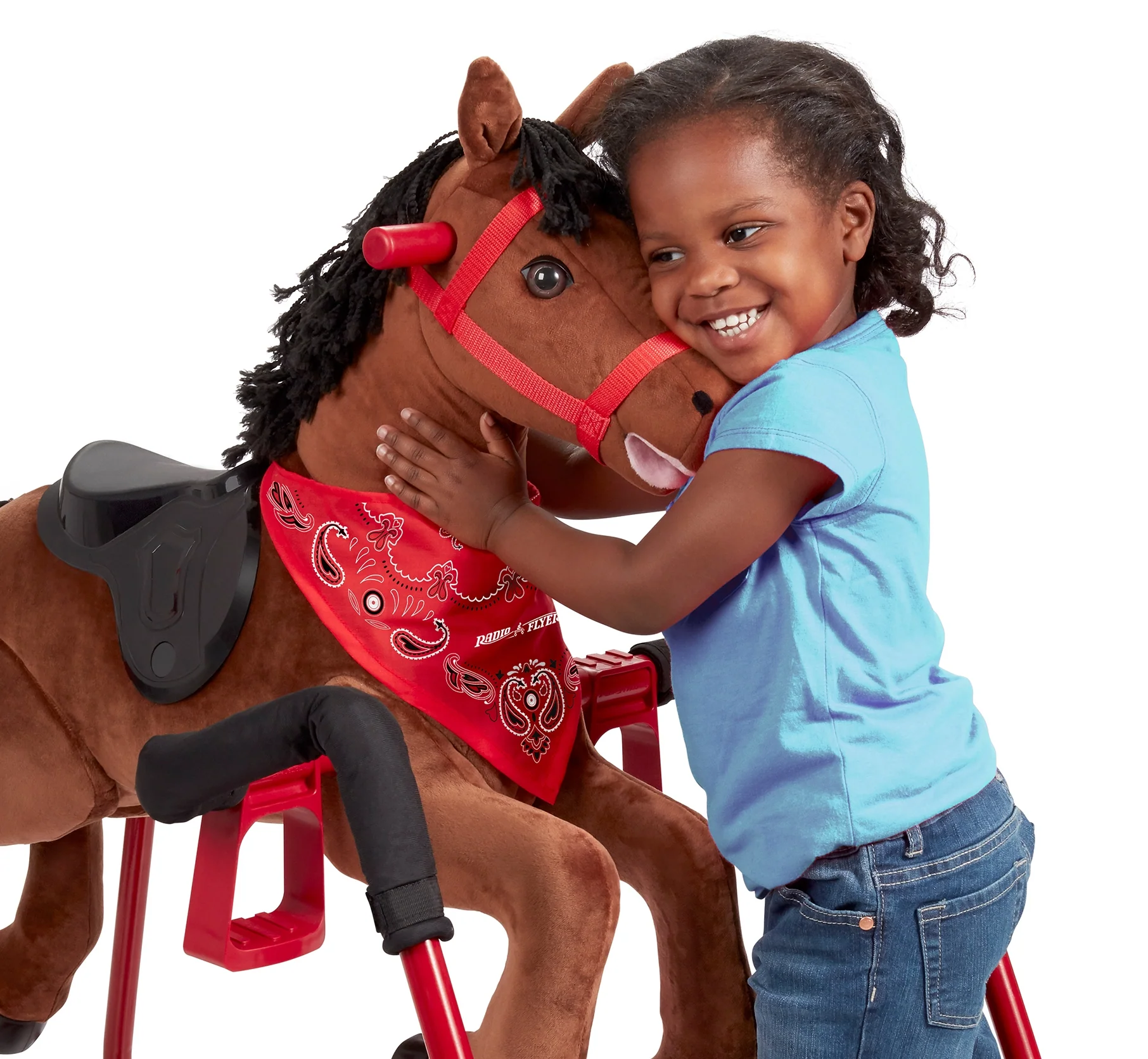 Chestnut: Plush Interactive Spring Riding Horse - Image 5