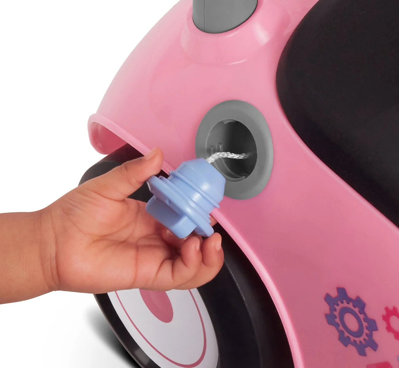 Creativity Car: Pink Ride-On Push Car - Image 11