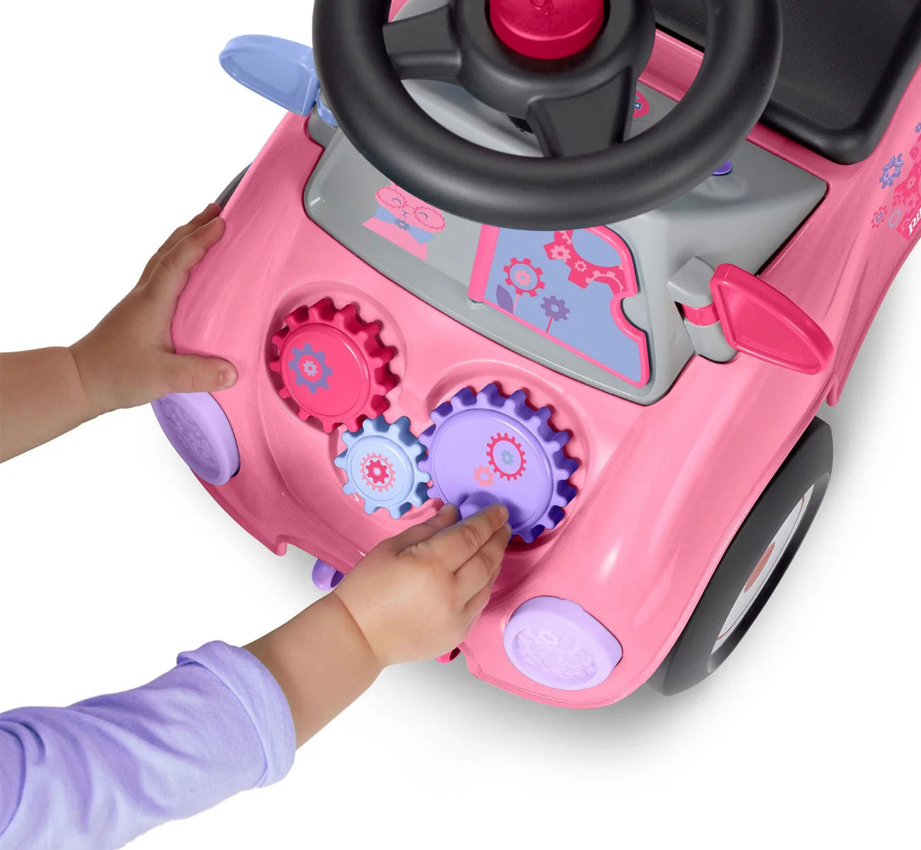 Creativity Car: Pink Ride-On Push Car - Image 7