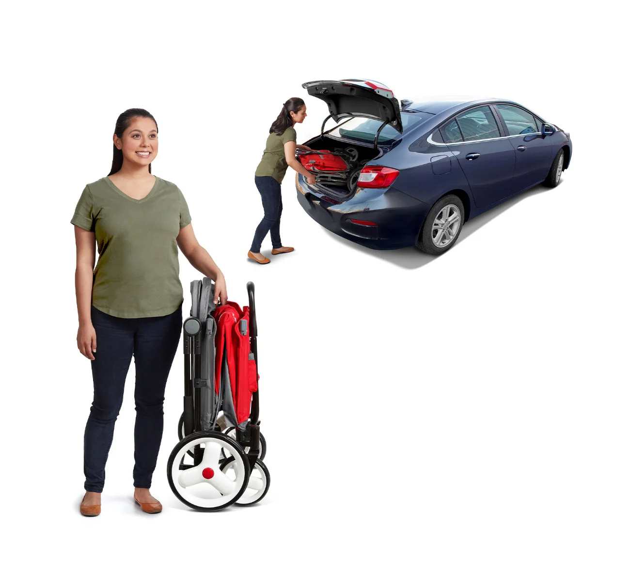 Discovery Stroll 'N Wagon With Dual Canopies - Image 11