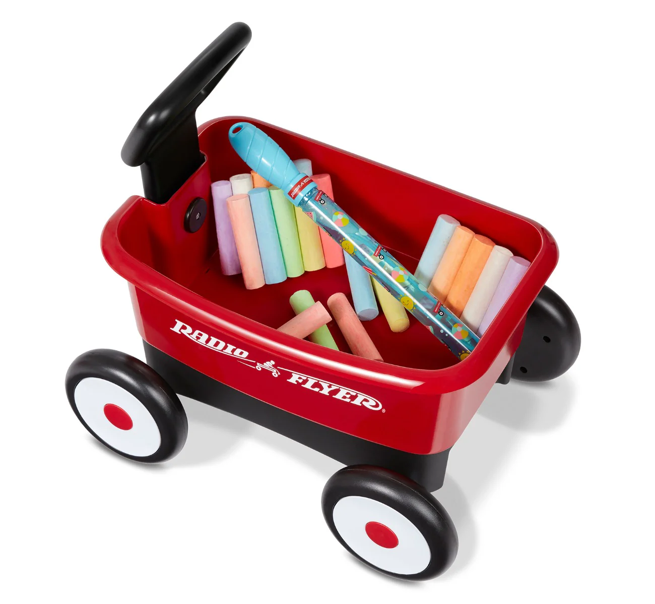 Push & Pull Walker Wagon with Bubbles and Chalk - Image 8
