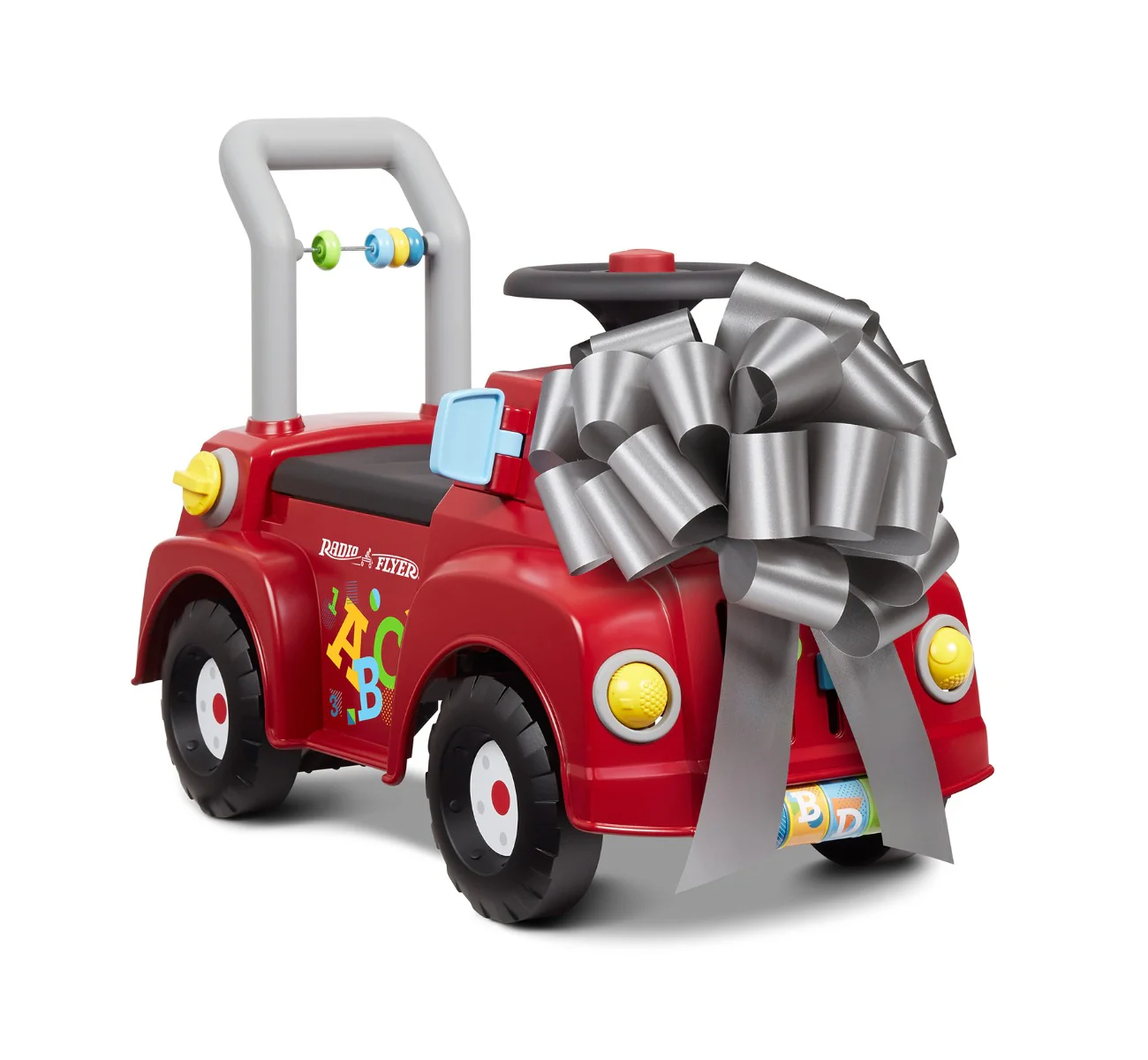 9'' Medium Silver Gift Bow - Image 7