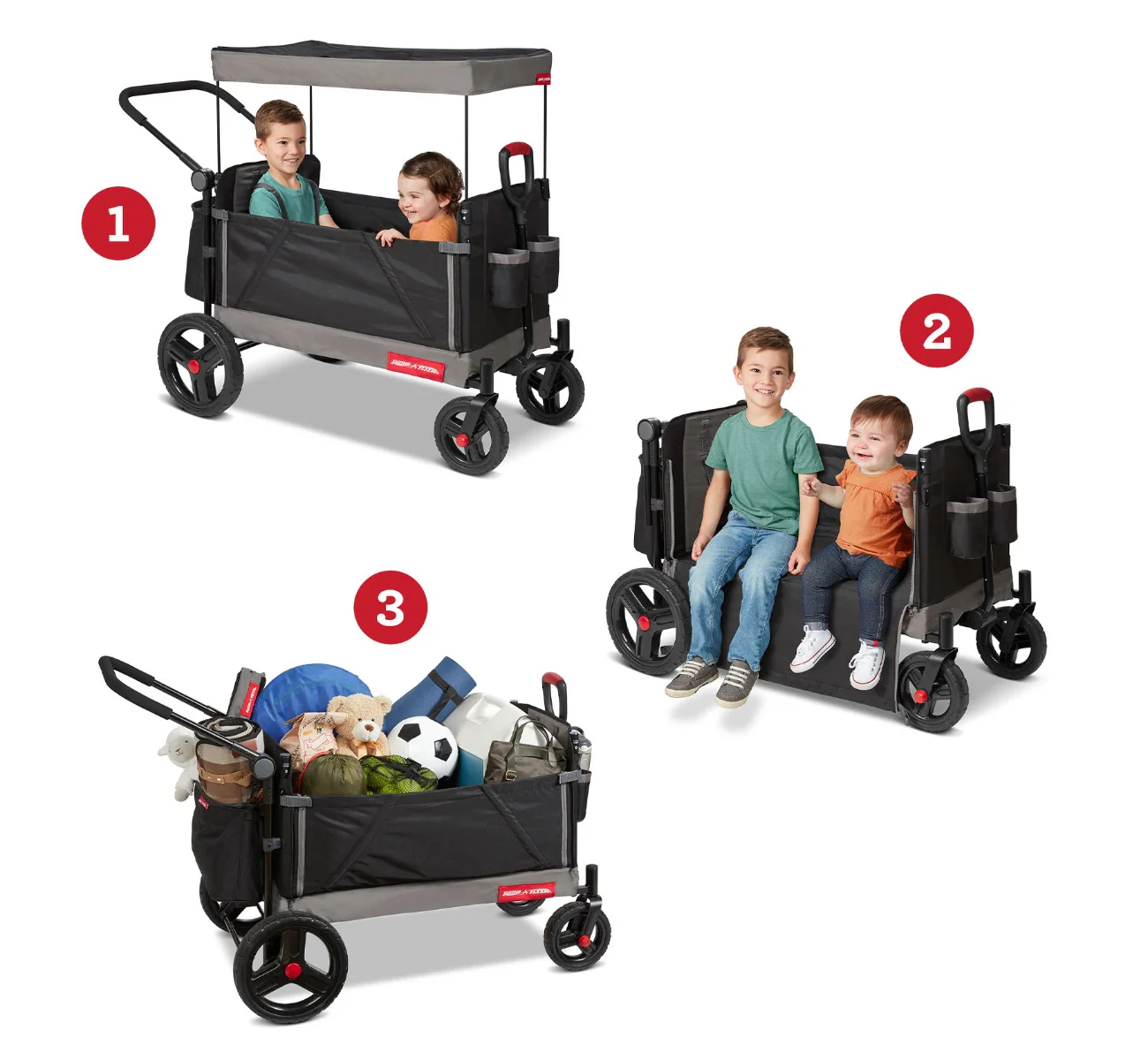 Trav'ler Stroll 'N Wagon with Protective Cover - Image 8