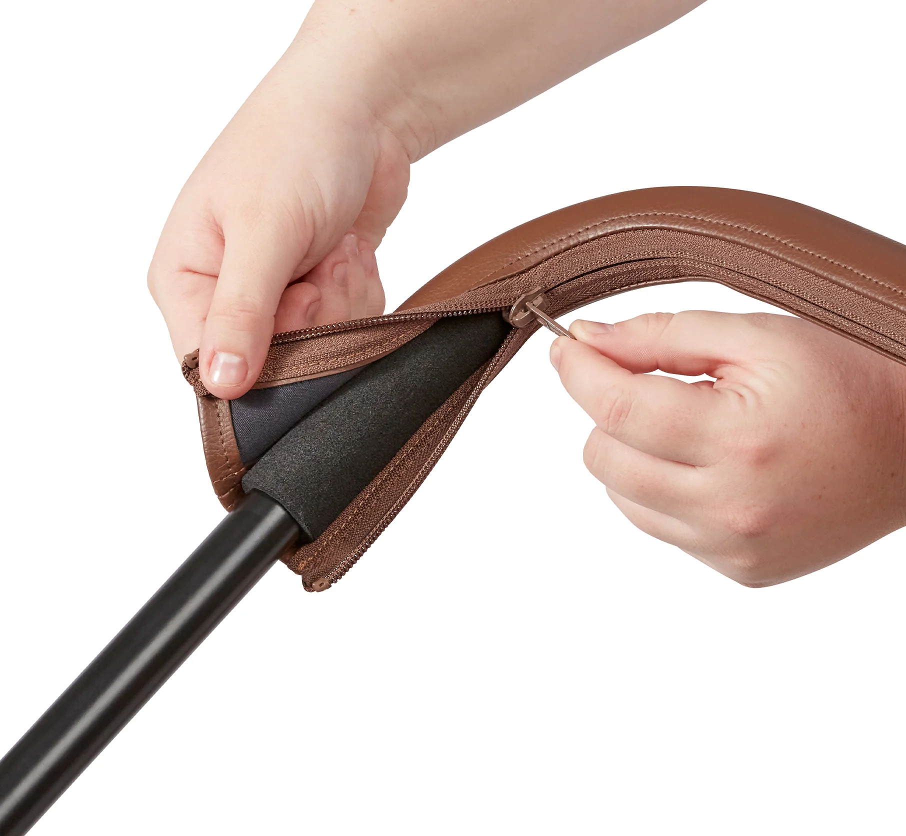 Vegan Leather Push Handle Cover - Image 5