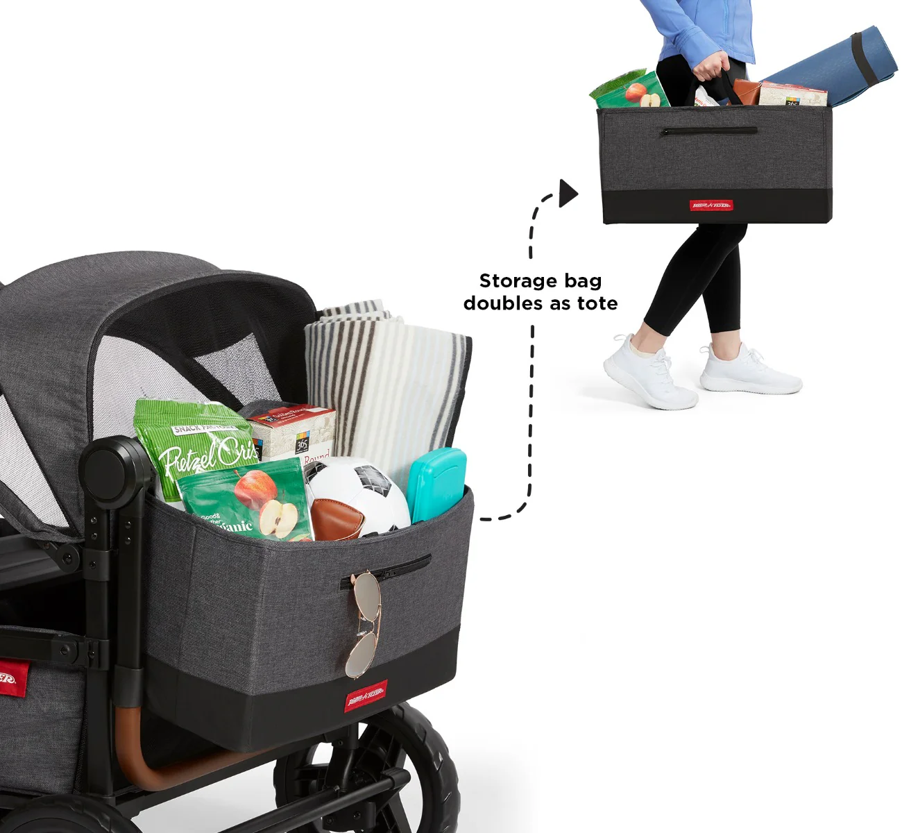 Voya Quad Stroller Wagon - Image 9